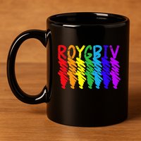 Roygbiv Sketchy Art Teacher Artist Painter Painting 11oz C Handle Ceramic Mug