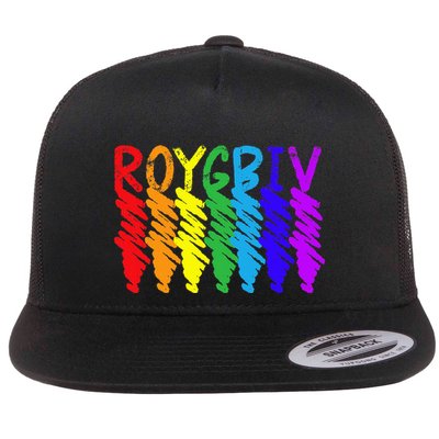 Roygbiv Sketchy Art Teacher Artist Painter Painting Flatbill Hat