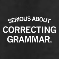 Raygunsite Serious About Correcting Grammar 25L Jumbo Tote