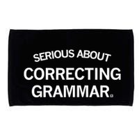 Raygunsite Serious About Correcting Grammar Microfiber Hand Towel