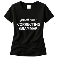 Raygunsite Serious About Correcting Grammar Womens T-Shirt