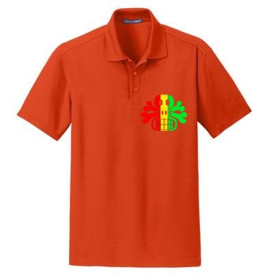 RASTA SKULL AND CROSSBONES Reggae Dub Club Rave Dry Zone Grid Polo