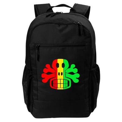 RASTA SKULL AND CROSSBONES Reggae Dub Club Rave Backpack