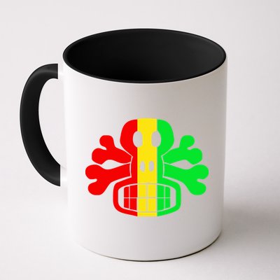 RASTA SKULL AND CROSSBONES Reggae Dub Club Rave Mug