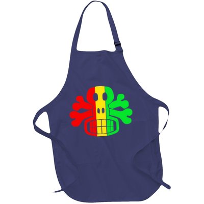 RASTA SKULL AND CROSSBONES Reggae Dub Club Rave Apron