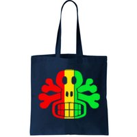 RASTA SKULL AND CROSSBONES Reggae Dub Club Rave Tote Bag