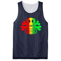 RASTA SKULL AND CROSSBONES Reggae Dub Club Rave Mesh Reversible Basketball Jersey Tank