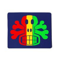 RASTA SKULL AND CROSSBONES Reggae Dub Club Rave Mousepad