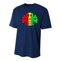 RASTA SKULL AND CROSSBONES Reggae Dub Club Rave Youth Performance Sprint T-Shirt