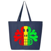 RASTA SKULL AND CROSSBONES Reggae Dub Club Rave 25L Jumbo Tote