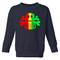 RASTA SKULL AND CROSSBONES Reggae Dub Club Rave Toddler Sweatshirt