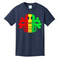 RASTA SKULL AND CROSSBONES Reggae Dub Club Rave Kids T-Shirt