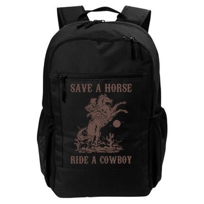 Retro Save A Horse Ride A Cowboy Country Music Backpack