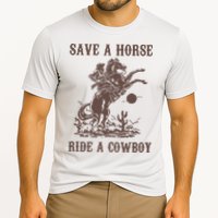 Retro Save A Horse Ride A Cowboy Country Music Cooling Performance Crew T-Shirt