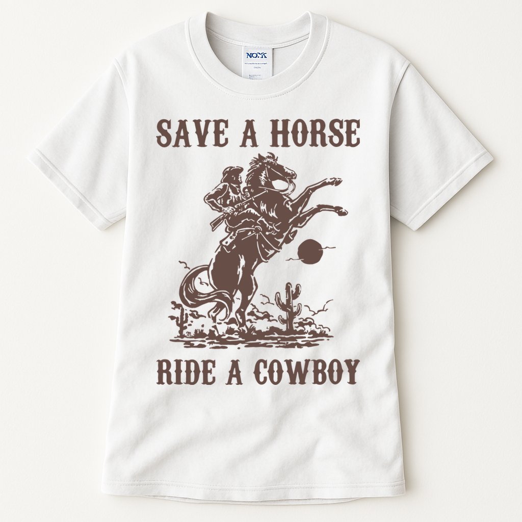 Retro Save A Horse Ride A Cowboy Country Music Tall T-Shirt