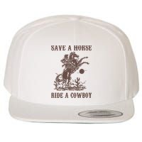 Retro Save A Horse Ride A Cowboy Country Music Wool Snapback Cap