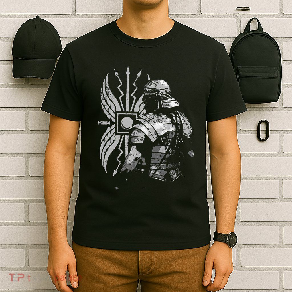 Roman Soldier Armor Imperial Gallic Scutum Ancient Rome T-Shirt