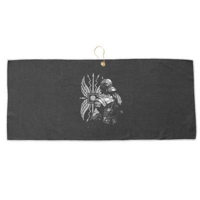 Roman Soldier Armor Imperial Gallic Scutum Ancient Rome Large Microfiber Waffle Golf Towel