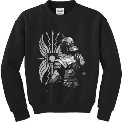 Roman Soldier Armor Imperial Gallic Scutum Ancient Rome Kids Sweatshirt