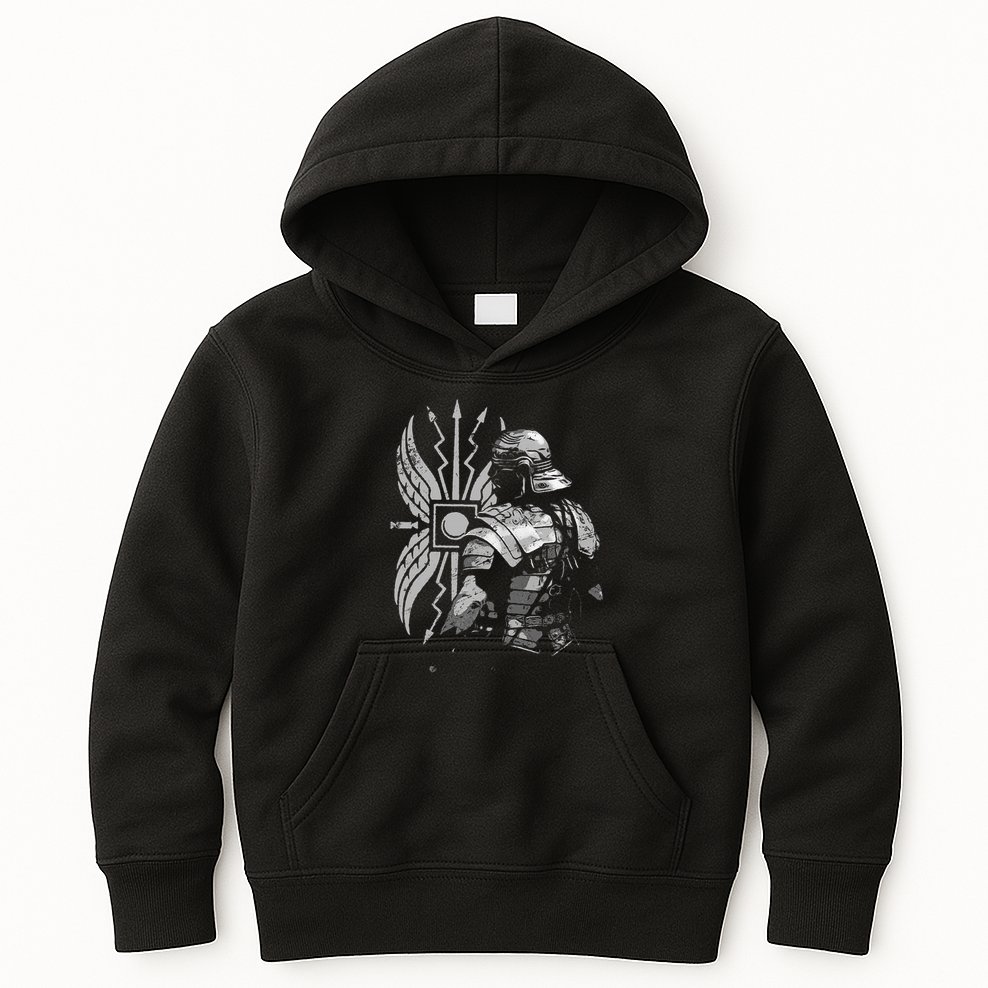 Roman Soldier Armor Imperial Gallic Scutum Ancient Rome Kids Hoodie