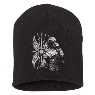 Roman Soldier Armor Imperial Gallic Scutum Ancient Rome Short Acrylic Beanie