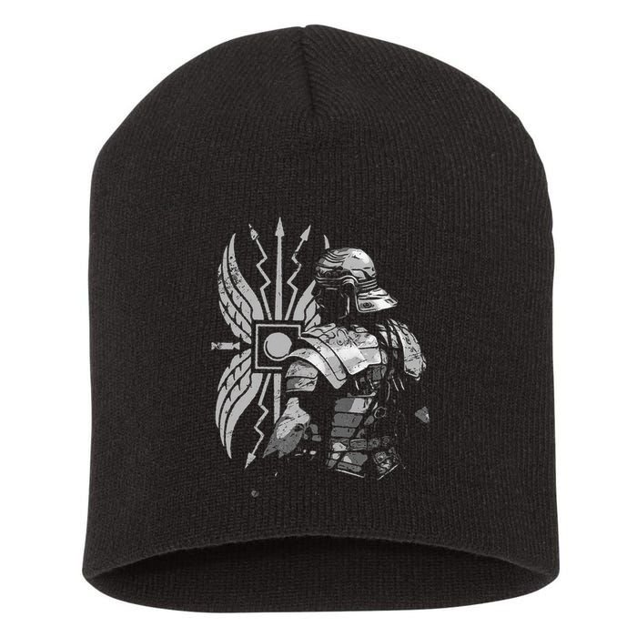 Roman Soldier Armor Imperial Gallic Scutum Ancient Rome Short Acrylic Beanie