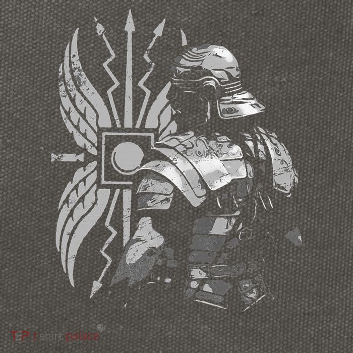 Roman Soldier Armor Imperial Gallic Scutum Ancient Rome Cotton Canvas Backpack