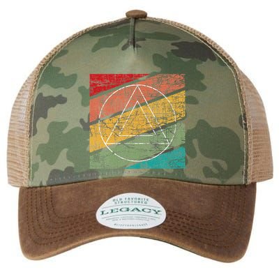 Retro Sobriety Anniversary Sober Aa Na Recovery Legacy Tie Dye Trucker Hat