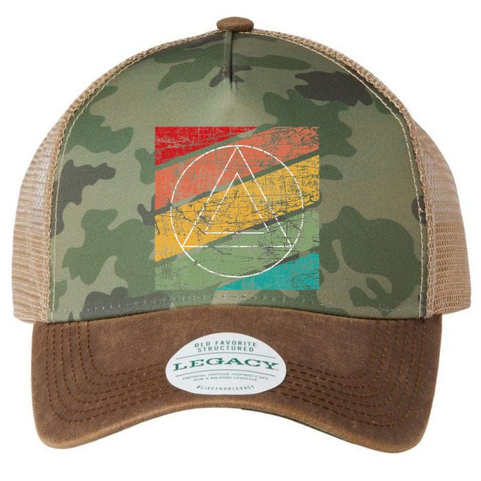 Retro Sobriety Anniversary Sober Aa Na Recovery Legacy Tie Dye Trucker Hat