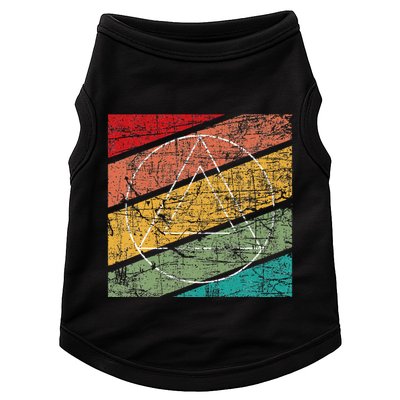 Retro Sobriety Anniversary Sober Aa Na Recovery Doggie Tank