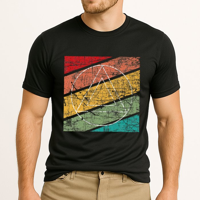 Retro Sobriety Anniversary Sober Aa Na Recovery Performance Shirt