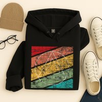 Retro Sobriety Anniversary Sober Aa Na Recovery Hoodie