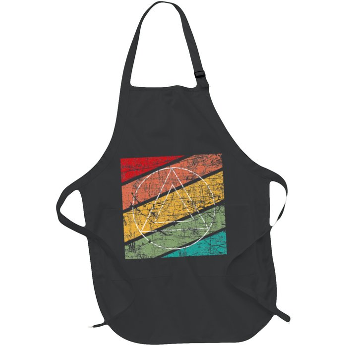 Retro Sobriety Anniversary Sober Aa Na Recovery Apron