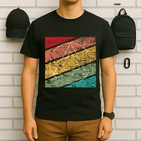 Retro Sobriety Anniversary Sober Aa Na Recovery T-Shirt