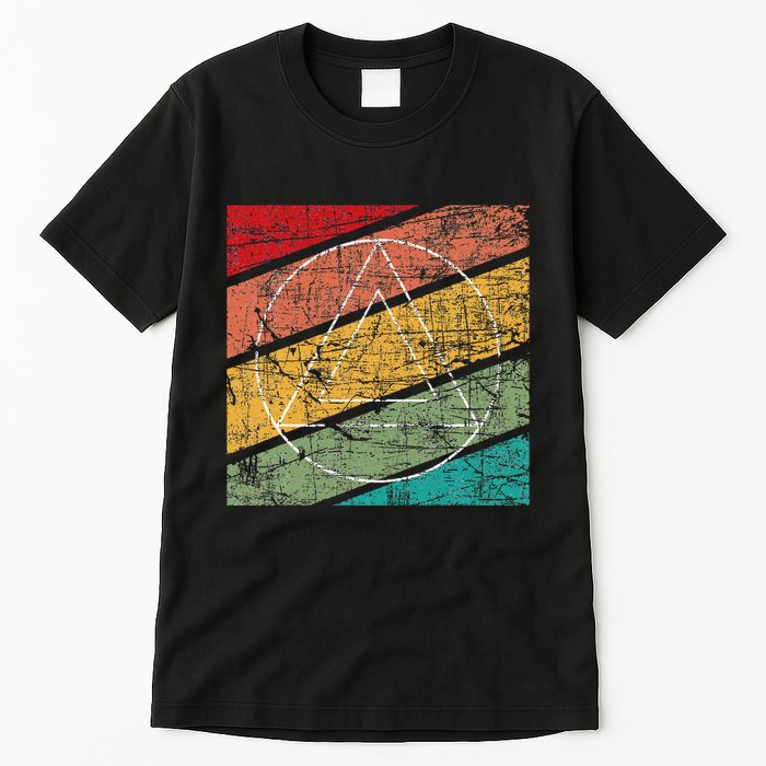 Retro Sobriety Anniversary Sober Aa Na Recovery Tall T-Shirt