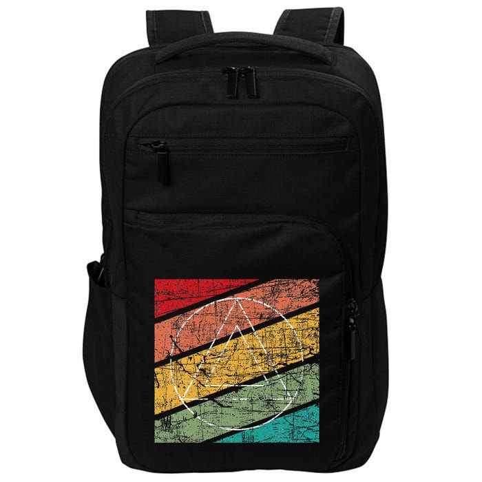 Retro Sobriety Anniversary Sober Aa Na Recovery Impact Tech Backpack