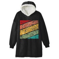Retro Sobriety Anniversary Sober Aa Na Recovery Hooded Wearable Blanket