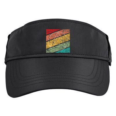 Retro Sobriety Anniversary Sober Aa Na Recovery Adult Drive Performance Visor