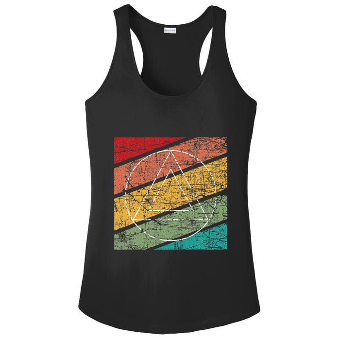 Retro Sobriety Anniversary Sober Aa Na Recovery Ladies PosiCharge Competitor Racerback Tank