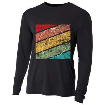 Retro Sobriety Anniversary Sober Aa Na Recovery Cooling Performance Long Sleeve Crew