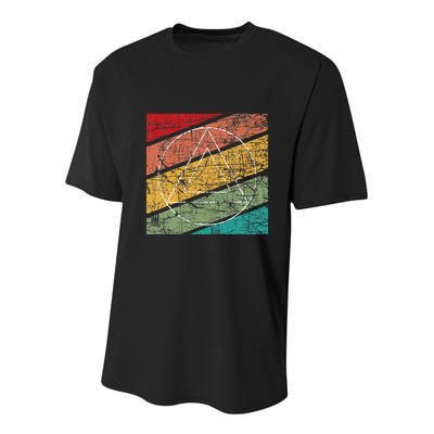 Retro Sobriety Anniversary Sober Aa Na Recovery Youth Performance Sprint T-Shirt