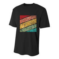 Retro Sobriety Anniversary Sober Aa Na Recovery Youth Performance Sprint T-Shirt