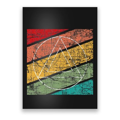 Retro Sobriety Anniversary Sober Aa Na Recovery Poster
