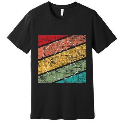 Retro Sobriety Anniversary Sober Aa Na Recovery Premium T-Shirt
