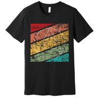 Retro Sobriety Anniversary Sober Aa Na Recovery Premium T-Shirt