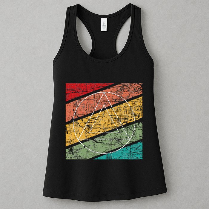 Retro Sobriety Anniversary Sober Aa Na Recovery Womens Tank Top