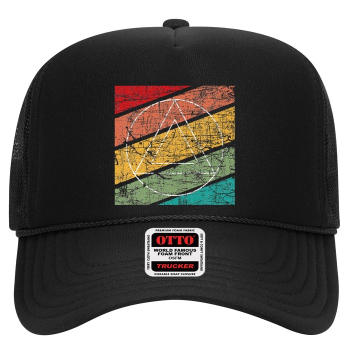 Retro Sobriety Anniversary Sober Aa Na Recovery Trucker Hat