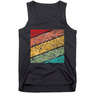 Retro Sobriety Anniversary Sober Aa Na Recovery Tank Top