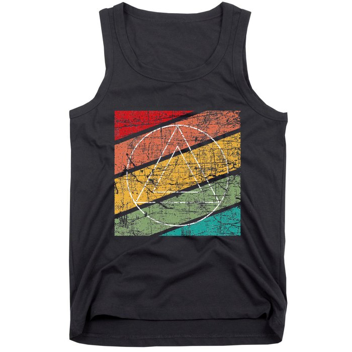 Retro Sobriety Anniversary Sober Aa Na Recovery Tank Top