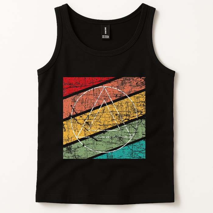 Retro Sobriety Anniversary Sober Aa Na Recovery Tank Top